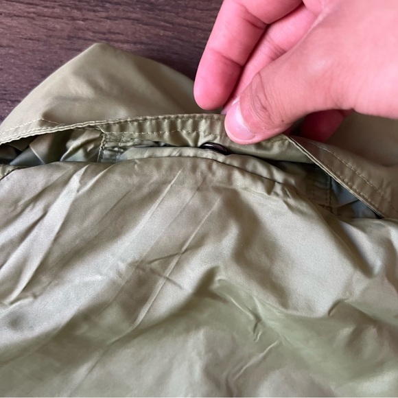 Nike Men's Unlined Woven Anorak Jacket Green Size Small DQ4910-334 - Picture 8 of 9